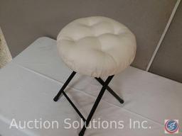 Folding Music Stool w/ Padded Cushion Seat