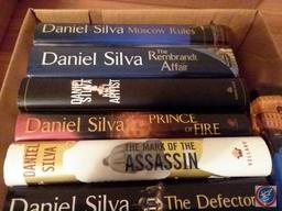(11) Daniel Silva hardback books