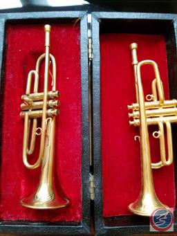 (6) miniature decorative musical instruments