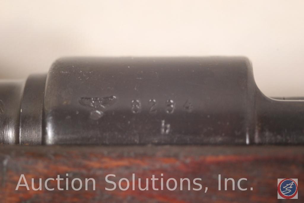 Mauser Model M98 8 MM Rifle M98 Mauser with Nazi proof marks. Stock and barrel SN # match Ser # 8264