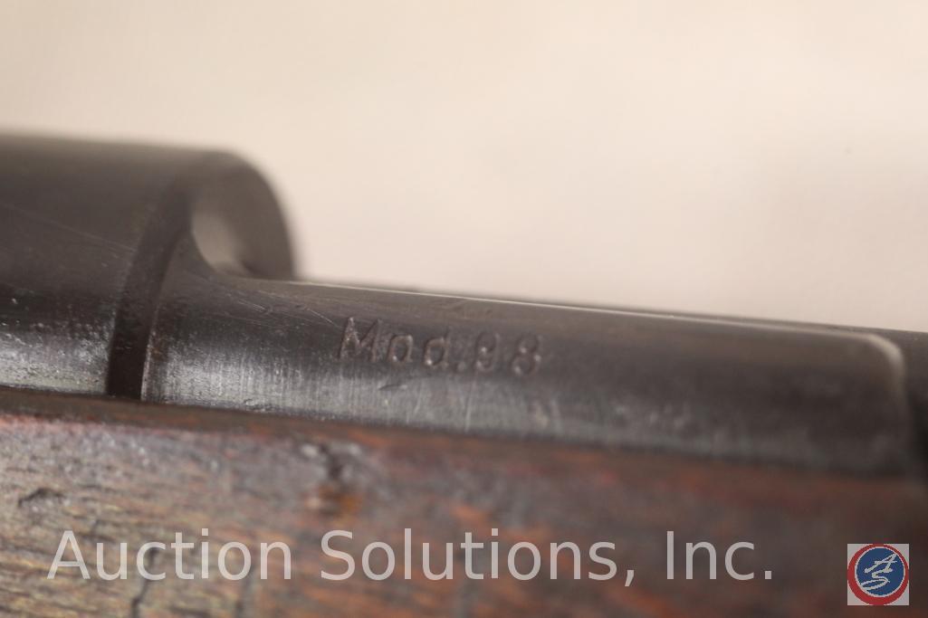 Mauser Model M98 8 MM Rifle M98 Mauser with Nazi proof marks. Stock and barrel SN # match Ser # 8264