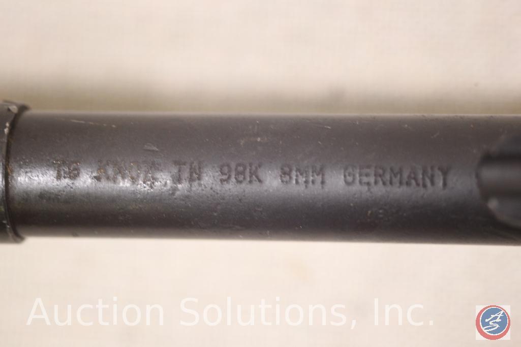 Mauser Model M98 8 MM Rifle M98 Mauser with Nazi proof marks. Stock and barrel SN # match Ser # 8264