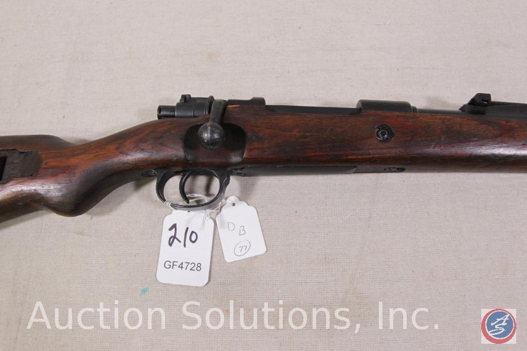 Mauser Model M98 8 MM Rifle M98 Mauser with Nazi proof marks. Stock and barrel SN # match Ser # 8264