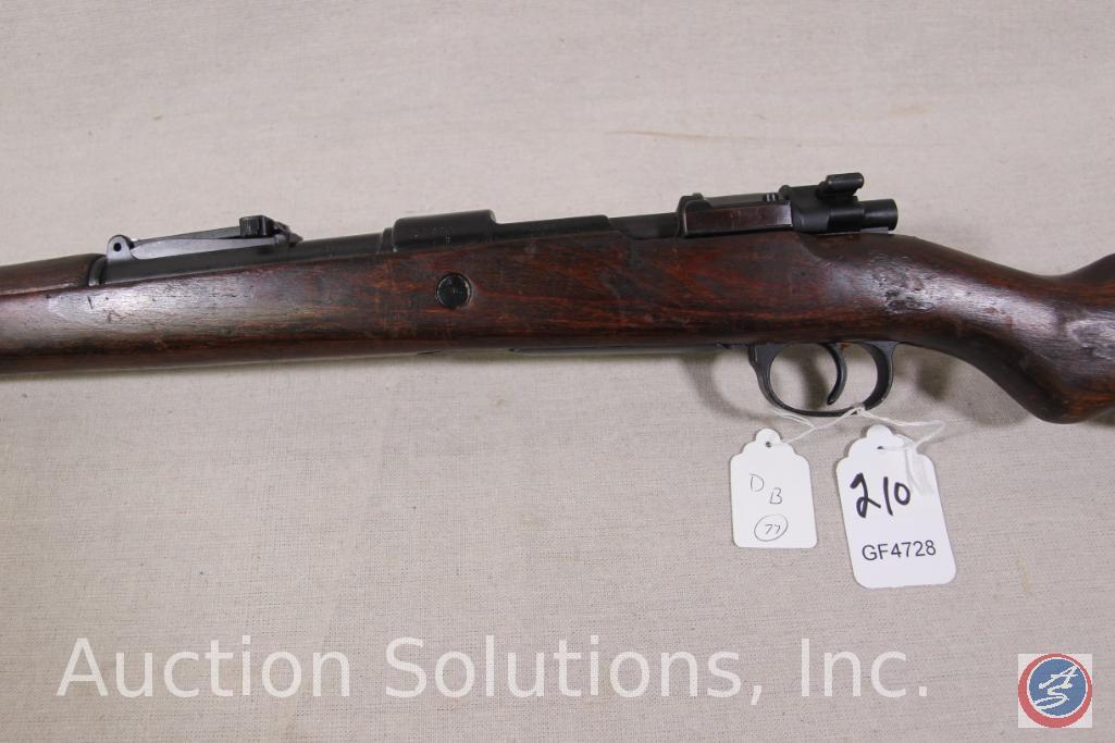 Mauser Model M98 8 MM Rifle M98 Mauser with Nazi proof marks. Stock and barrel SN # match Ser # 8264