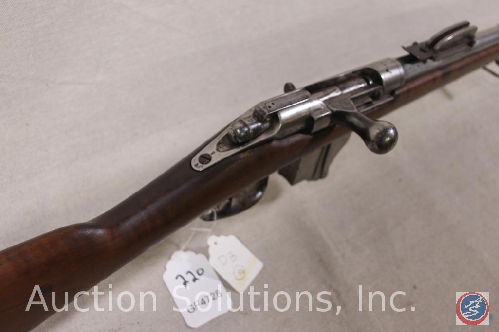 Beumont Vitali Model 1883 11 x 52R Beumant Rifle Clean Maastricht rifle. Cartouche on stock is