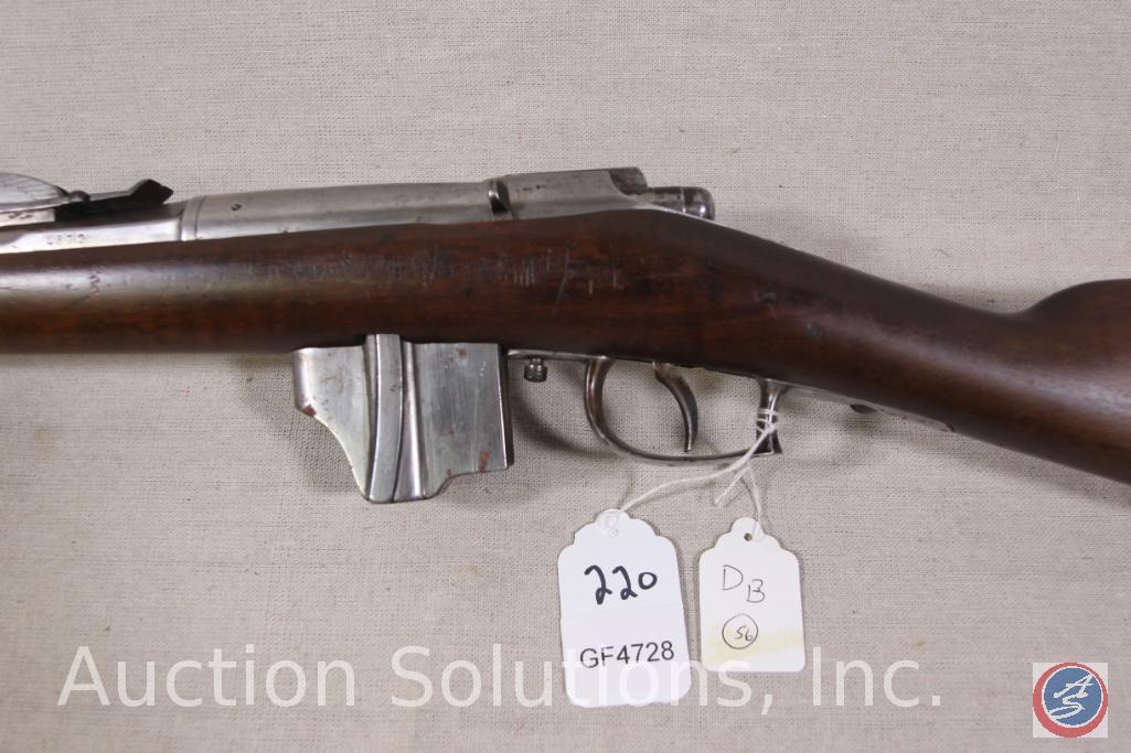 Beumont Vitali Model 1883 11 x 52R Beumant Rifle Clean Maastricht rifle. Cartouche on stock is