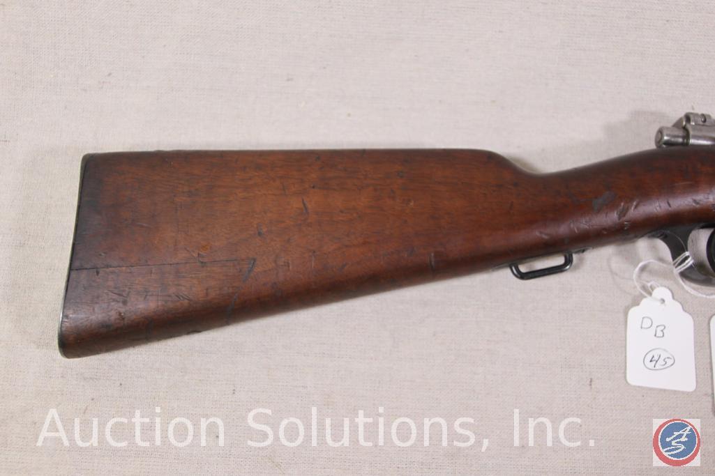 Mauser Model 1898 7.92 x 57 MM Rifle Argentine Mauser Carbine with 17 inch barrel. Ser # B0423