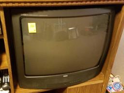RCA Color Trak Plus TV(Model F25655BC, JVC Ultra Spec Drive VCR with Owners Manual and Remote (Model