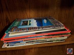 4 Tier Book Shelf Measuring 54 X 23 1/2 X 9 1/2in. Contents Included: History of Pottawattamie