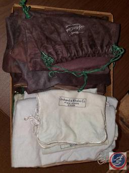 Orchard and Wilhelm Co. Fine Silver Omaha Bags and Card Table Measuring 30 1/2 X 26 X 29in.