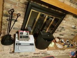 Contents of Mantel Including Paper Shredder, Smith Corona