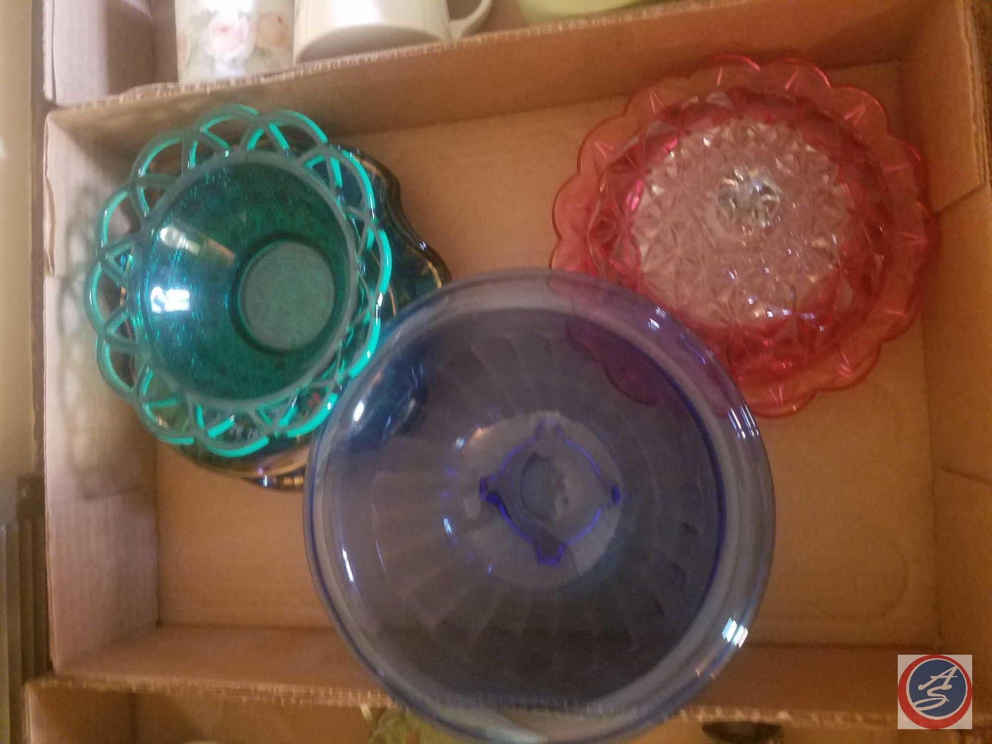 Decorative Small Plates, Small Tray, Owl Music Box, Small Vase with Crazing, Small Decorative