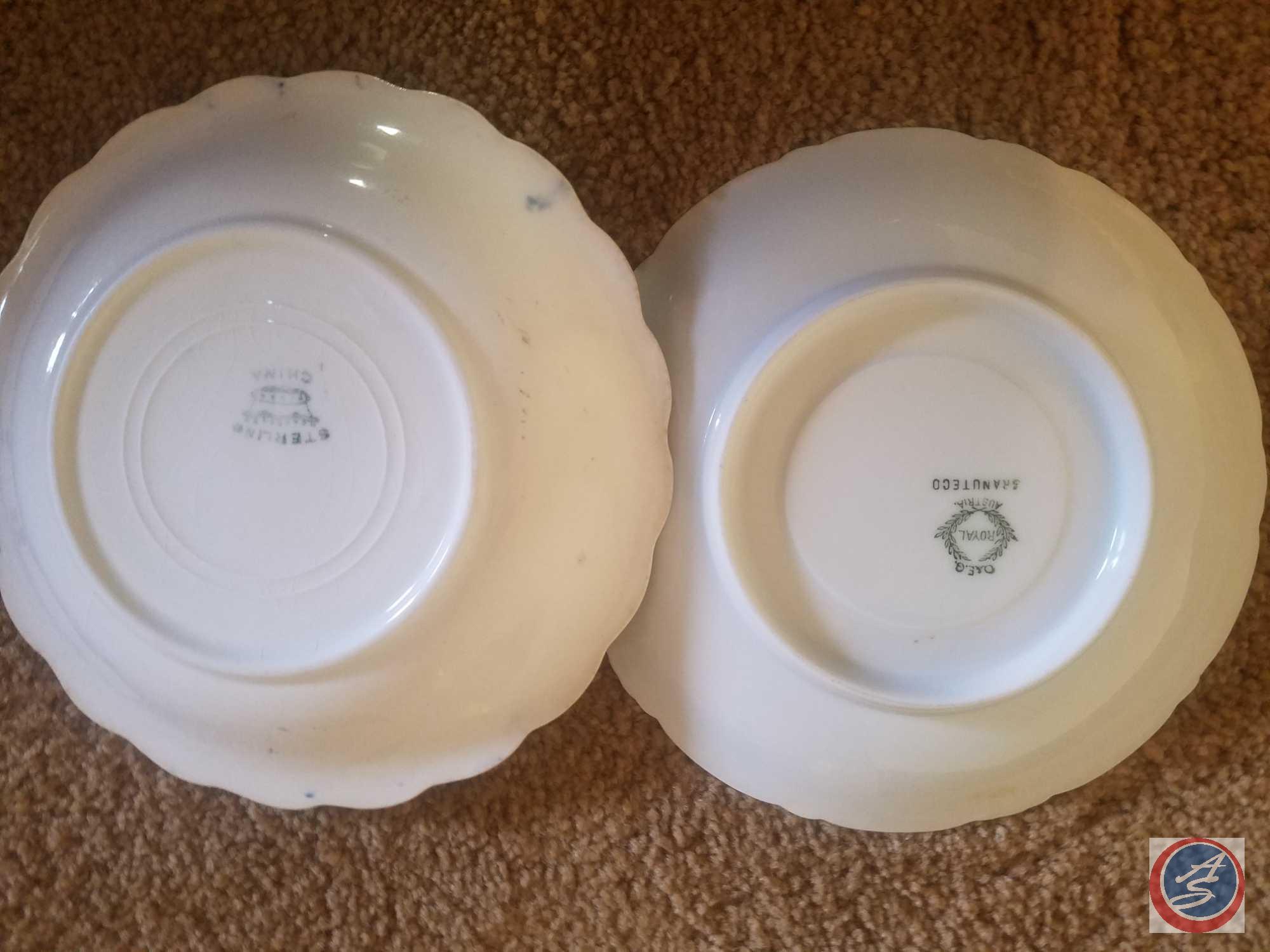 Decorative Small Plates, Small Tray, Owl Music Box, Small Vase with Crazing, Small Decorative