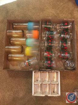 Christmas Glasses and Assorted Glassware