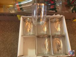 Christmas Glasses and Assorted Glassware