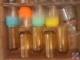 Christmas Glasses and Assorted Glassware