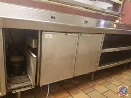 Heartland Refrigeration Prep Table with Storage Measuring 104 X 29 X 42 1/2 (Model V18648-28)