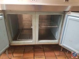 Heartland Refrigeration Prep Table with Storage Measuring 104 X 29 X 42 1/2 (Model V18648-28)