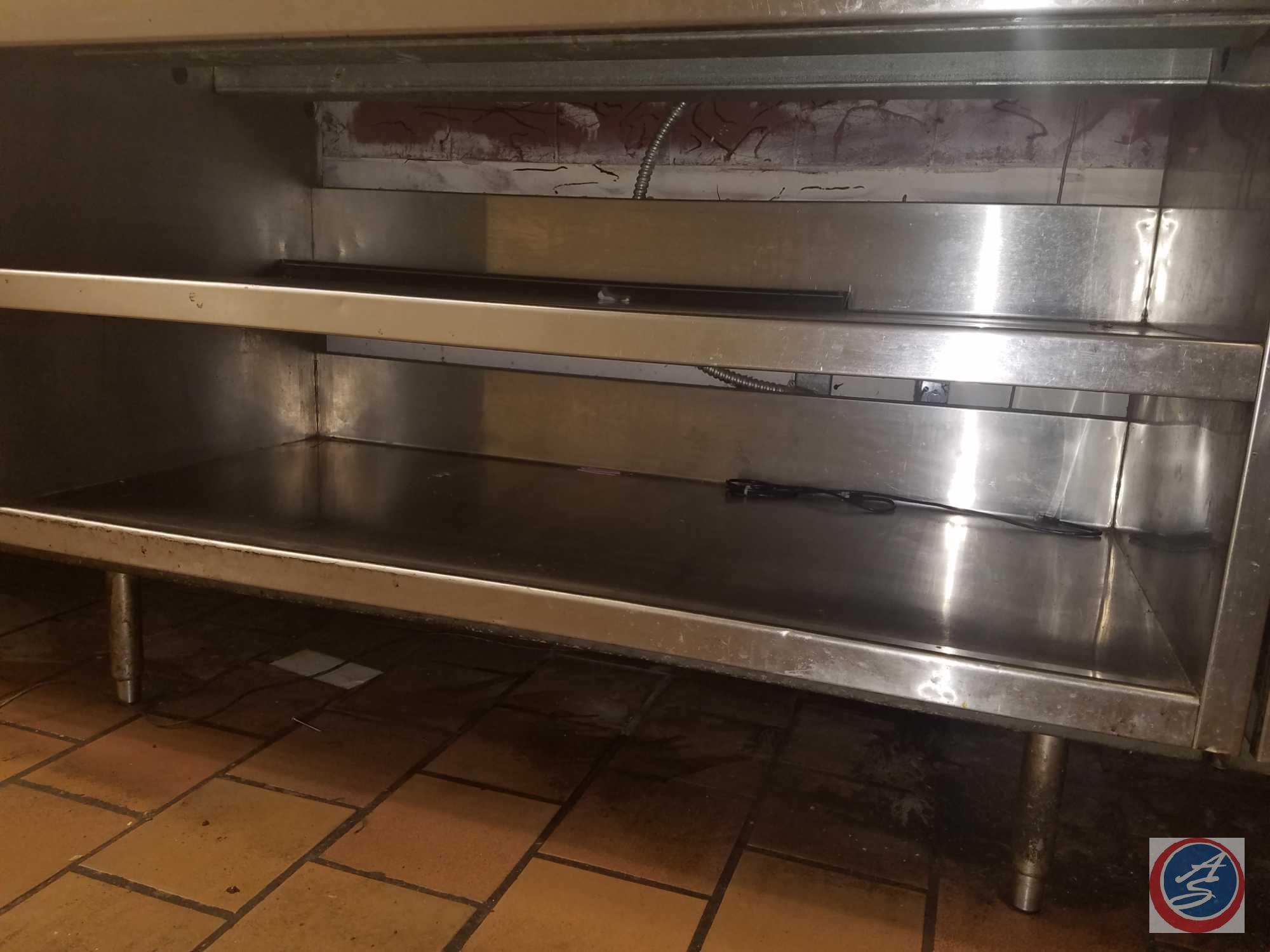 Heartland Refrigeration Prep Table with Storage Measuring 104 X 29 X 42 1/2 (Model V18648-28)