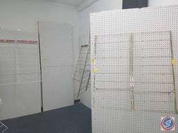 Trend Enterprises Hanging Peg Board Racks Measuring 42 X 19.25 X 15, Gold Uncoated Wire Peg Board