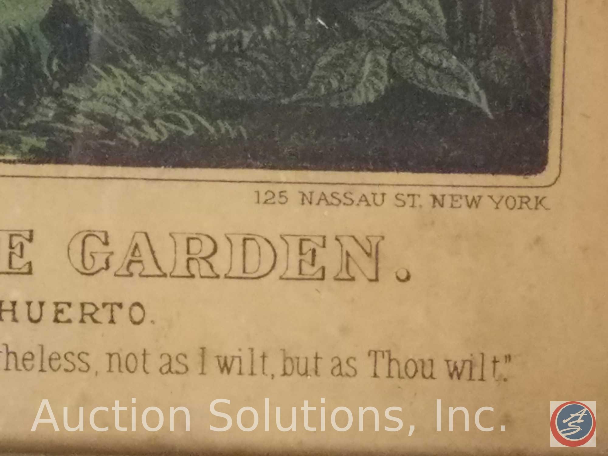[13] Vintage Religious Prints Some with Wood Frames Including Sacred Heart of Jesus, Mater Dolorosa,
