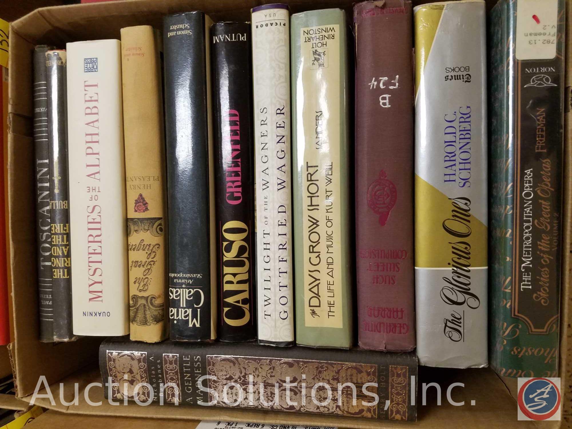 Books Including titles such as: A Gentle Madness, Mysteries of the Alphabet, The Great Lingers,