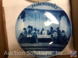 Assorted Collectible Plates Including Plate Marked Kaiser 1970 Limited Edition Passionsspiele?and