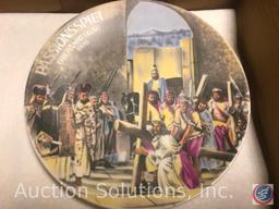Assorted Collectible Plates Including Plate Marked Kaiser 1970 Limited Edition Passionsspiele?and