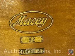 Vintage Macey?Barrister Bookcase Marked 912 Finish 2 Measuring: 34" x 12" x 29"