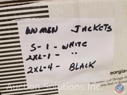 Women's Jackets Assorted Sized Black and White