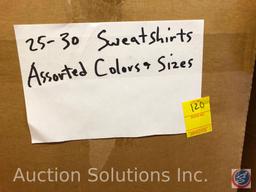 Sweatshirts in Assorted Sizes Approx. 25-30