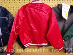 King Louie Red Satin Jacket Size M