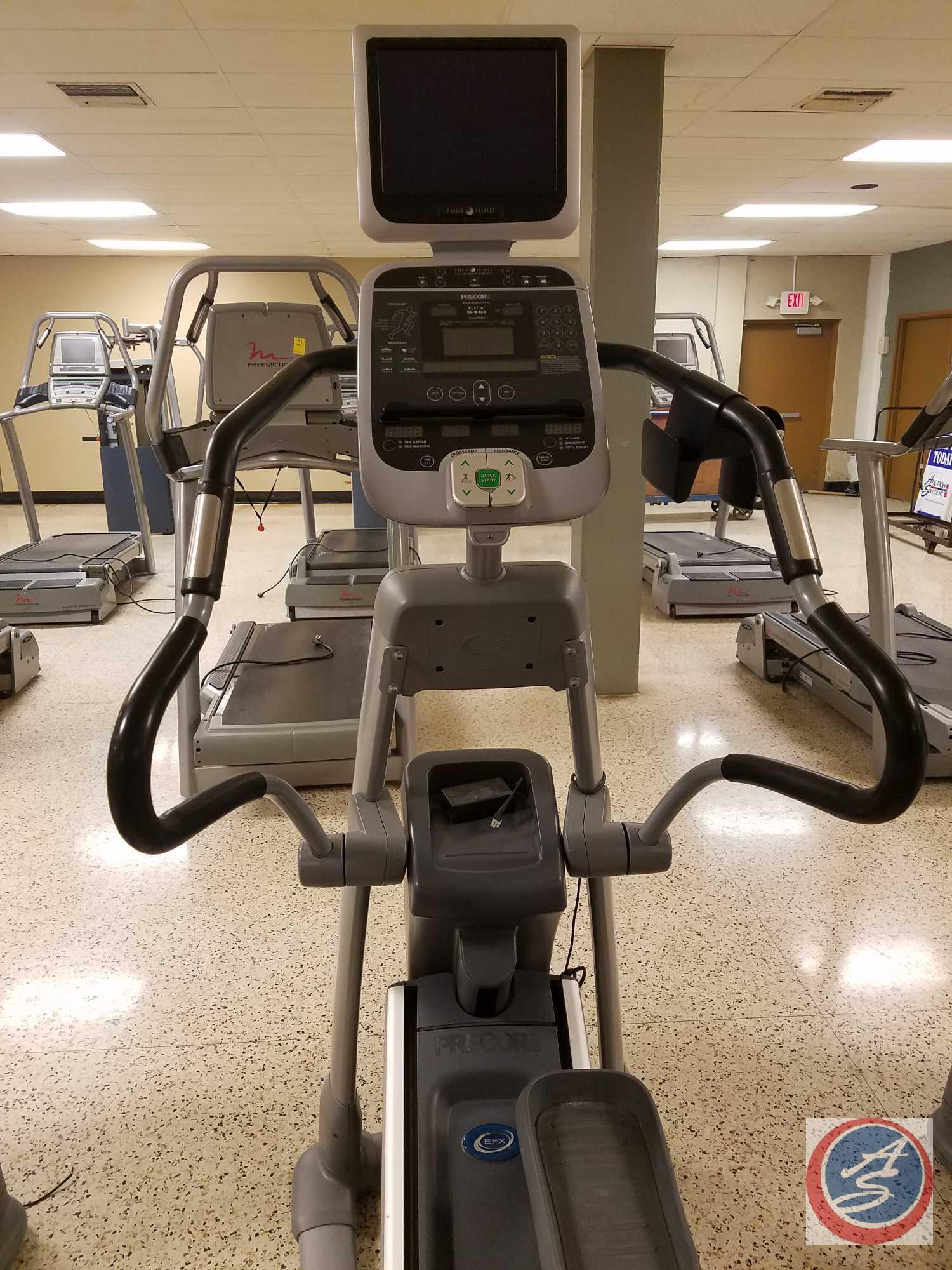 Precor EFX 546i Elliptical Experience Series Fitness Cross Trainer w/ Cardio Theater LCD TV (Model