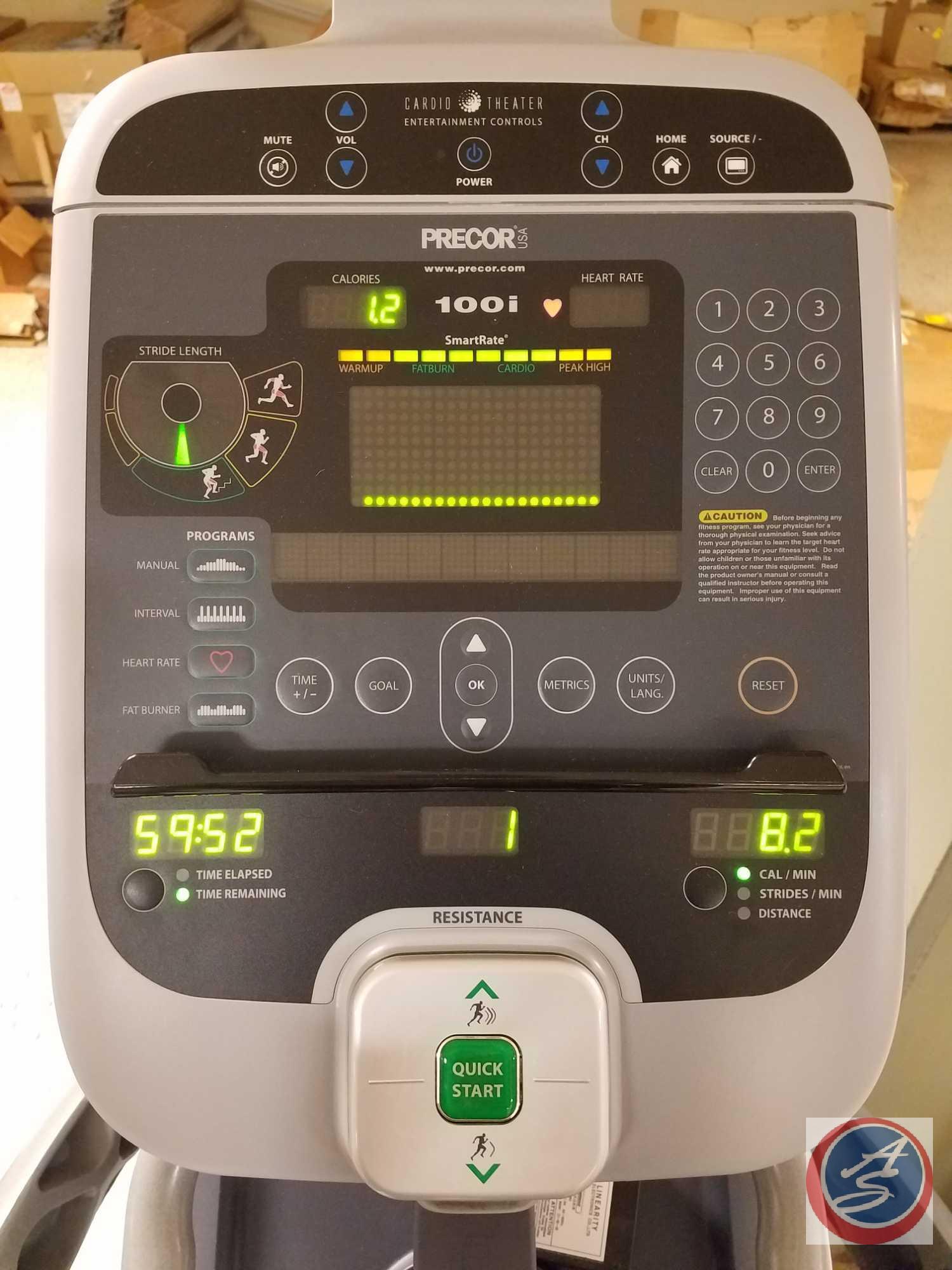 Precor AMT 100i Adaptive Motion Trainer w/ 12 in. Cardio Theater Display (Model A927I01090015)