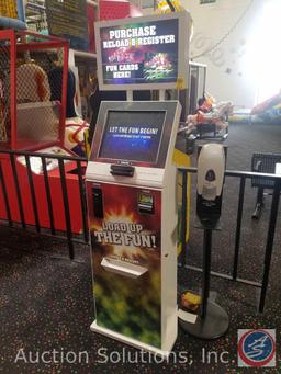 Embed Cashless Kiosk Card System (2) Kiosks, (3) Antennas, Server with Software {{DOES NOT INCLUDE