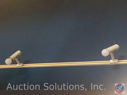 Track Lighting (2) Sections w/ Six Lights, (2) Sections w/ Seven Lights, One Section w/ Four Lights