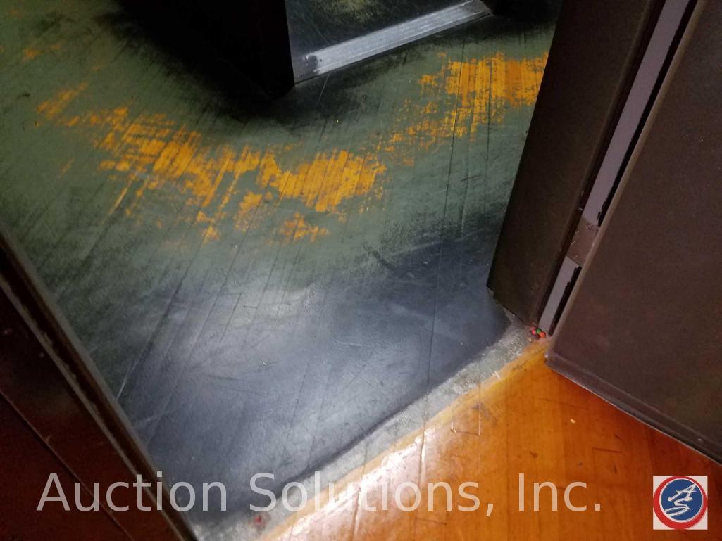 Solid Maple Rotunda Oval Skate Floor Constructed of Hand-Laid Wood Planks Measures 153' x 80'