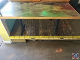 6 Top Table with Maptech Image Printed On 66" x 33" x 30"