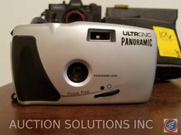 Yamasheta 35 MM Camera with Original Case, Ultronic Panoramic Film Camera with Case, Empty