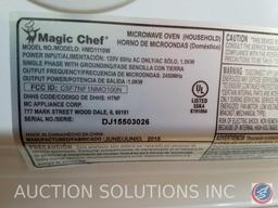 Magic Chef Microwave 1.1 Cu. Ft. Countertop Microwave Oven Model HMD1110W/HMD1110B