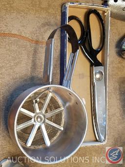 26 Piece Punch Set "Arlington Design" with Original Box {{23 Pieces Present}}, Knife in Block Set,