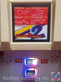 Namco Suzuka 8-Hours, 2-Player Model Suzuka 8-2 Equipped w/ Embed System Card Reader Scanner; Does