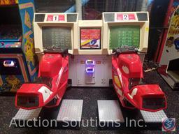 Namco Suzuka 8-Hours, 2-Player Model Suzuka 8-2 Equipped w/ Embed System Card Reader Scanner; Does