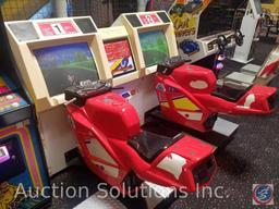Namco Suzuka 8-Hours, 2-Player Model Suzuka 8-2 Equipped w/ Embed System Card Reader Scanner; Does