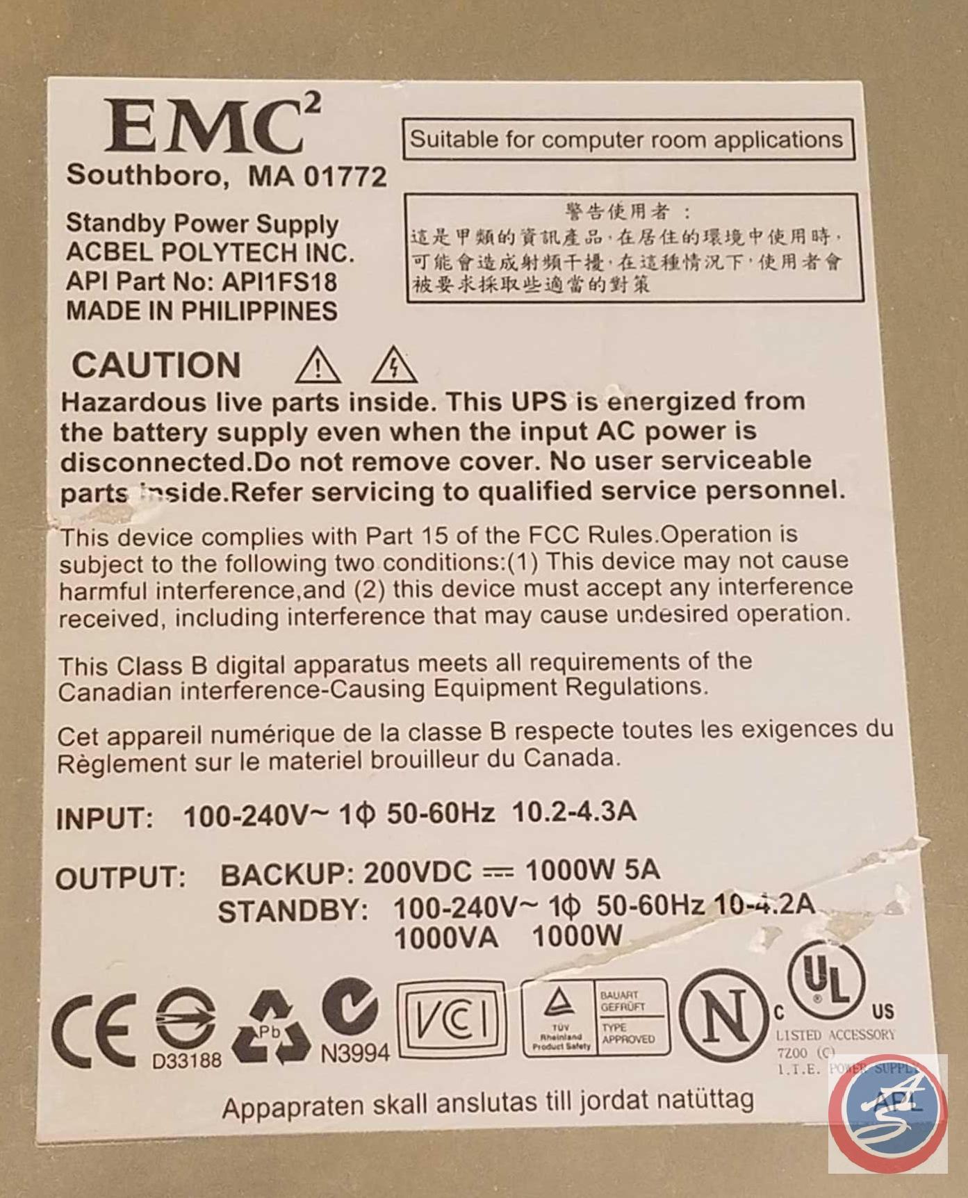EMC Standby Power Supply 100-240V