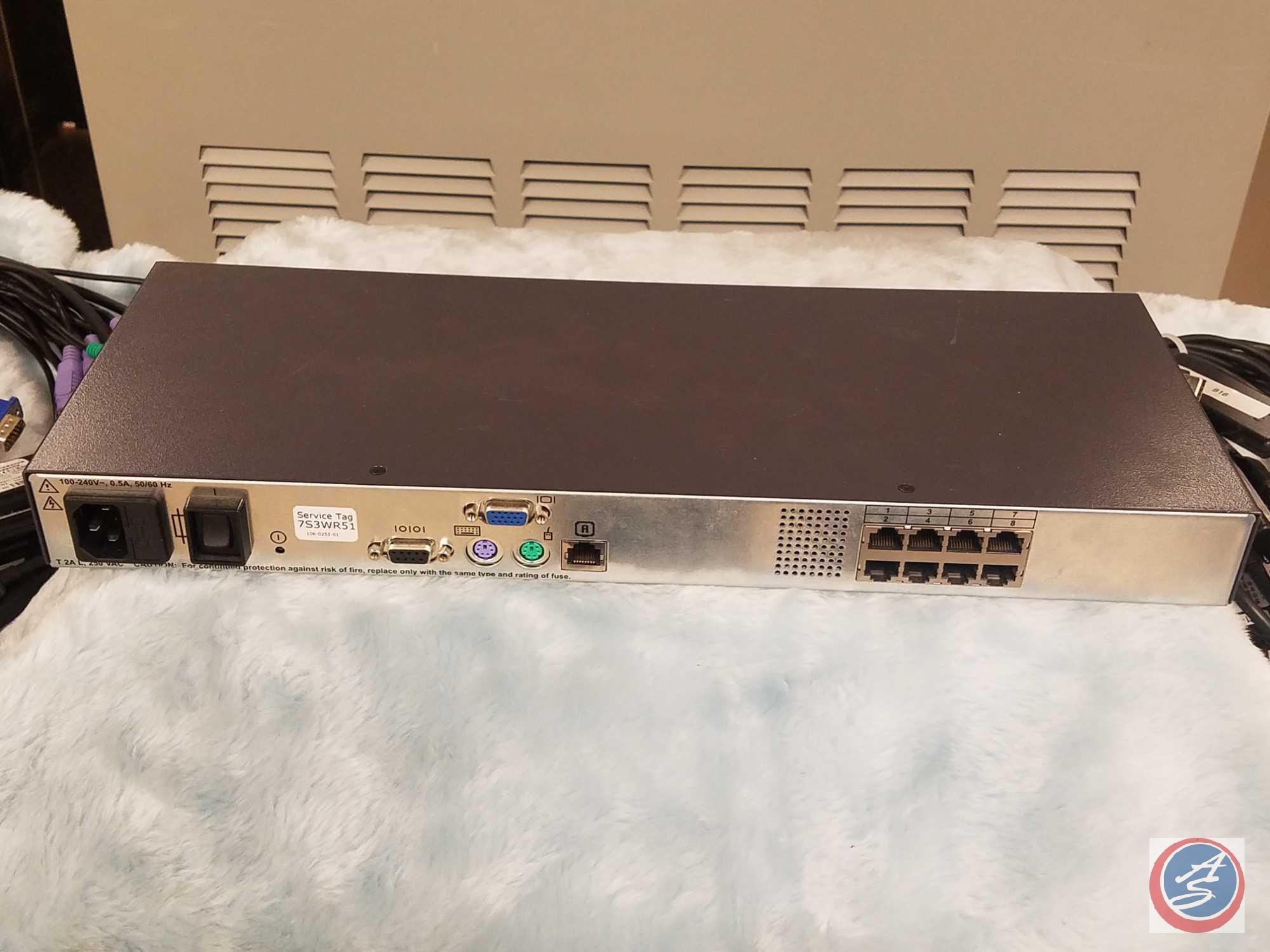 W7940 Dell 0X1X8 IP KVM Switch, Dell ELL UF366 USB Server Interface Pod KVM Cables, Dell PS/2 Server