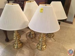 (4) Table Lamps w/ Shades