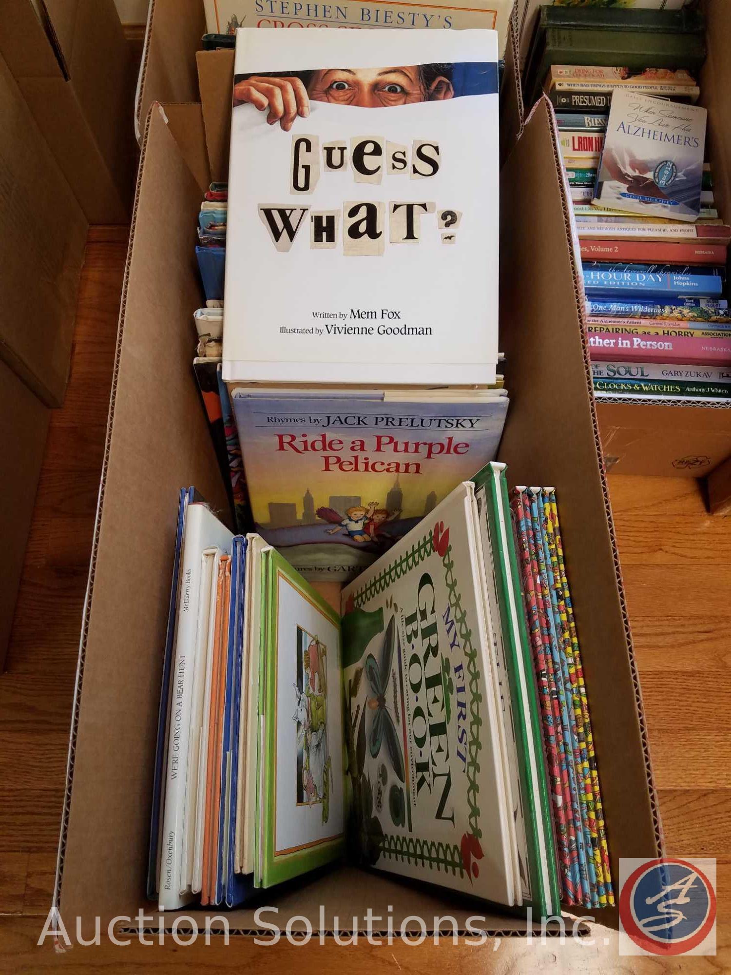 Books Incl. "The Great Where's Waldo", "One Bad Apple", "Papa, My Father", "Guess What", More