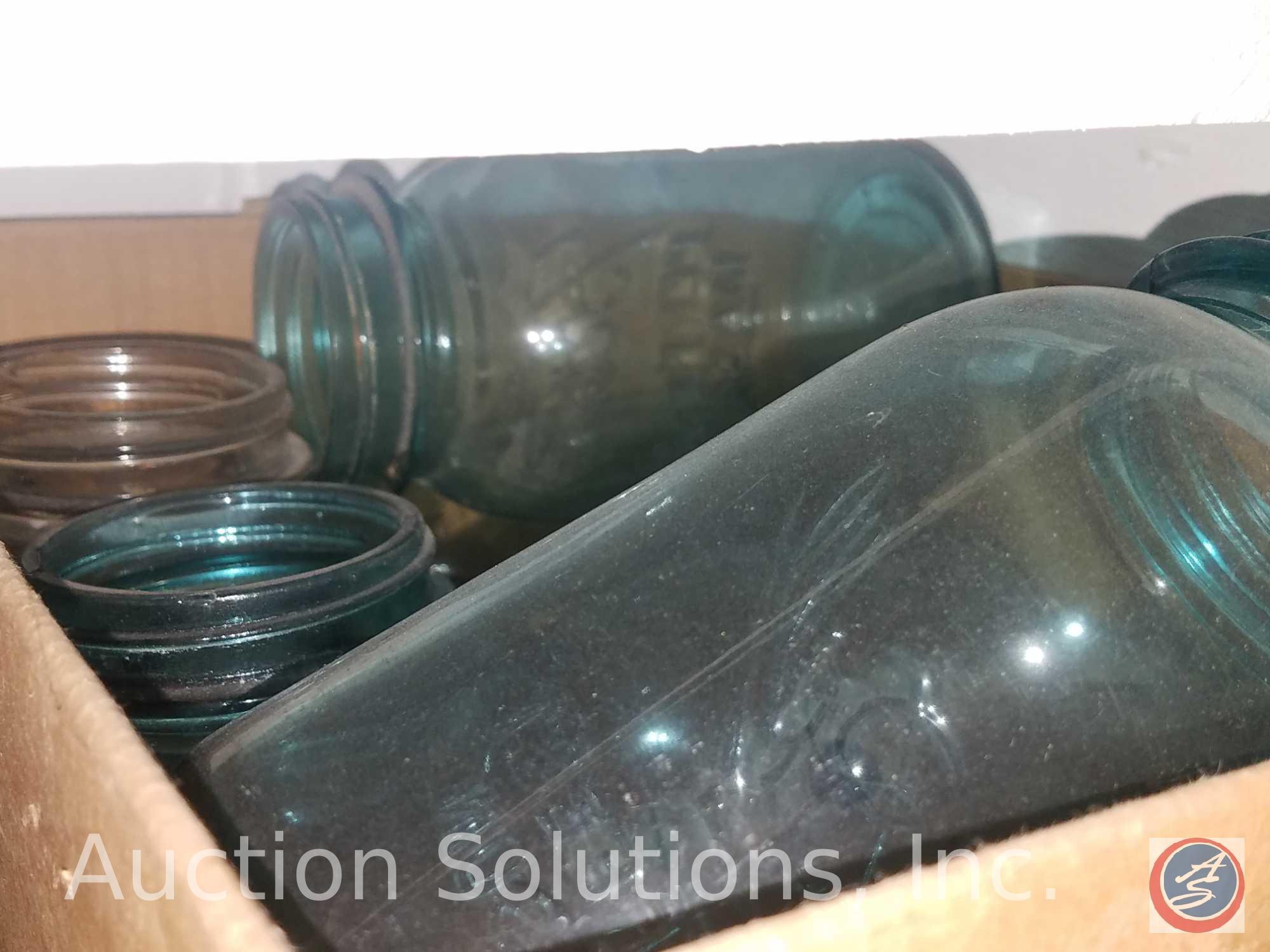 Antique Ball Mason Jars with Lids and Wire Hook, Flash Lights, Plant Stands on Wheels, More