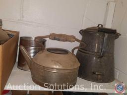 Antique Ball Mason Jars with Lids and Wire Hook, Flash Lights, Plant Stands on Wheels, More